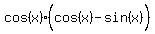 cos%28x%29%28cos%28x%29%5E%22%22-sin%28x%29%29