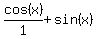 cos%28x%29%2F1%2Bsin%28x%29