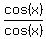 cos%28x%29%2Fcos%28x%29