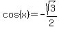 cos%28x%29=-sqrt%283%29%2F2
