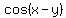 cos%28x-y%29