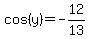 cos%28y%29=-12%2F13