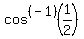 cos%5E%28-1%29+%281%2F2%29