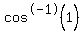 cos%5E-1+%281+%29