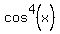 cos%5E4%28x%29