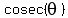cosec%28theta%29