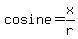 cosine+=+x%2Fr