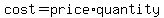 cost=price%2Aquantity