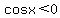 cosx%3C0