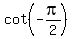 cot%28-pi%2F2%29