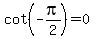 cot%28-pi%2F2%29=+0