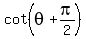 cot%28theta%2Bpi%2F2%29