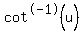 cot%5E-1%28u%29