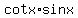 cotx%2Asinx