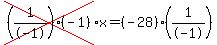 cross%28%281%2F-1%29%28-1%29%29%2Ax=%28-28%29%281%2F-1%29