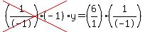 cross%28%281%2F-1%29%28-1%29%29%2Ay=%286%2F1%29%281%2F-1%29