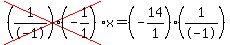 cross%28%281%2F-1%29%28-1%2F1%29%29x=%28-14%2F1%29%281%2F-1%29