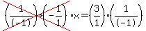 cross%28%281%2F-1%29%28-1%2F1%29%29x=%283%2F1%29%281%2F-1%29