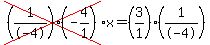 cross%28%281%2F-4%29%28-4%2F1%29%29x=%283%2F1%29%281%2F-4%29