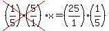 cross%28%281%2F5%29%285%2F1%29%29x=%2825%2F1%29%281%2F5%29