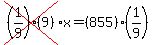 \"cross%28%281%2F9%29%289%29%29%2Ax=%28855%29%281%2F9%29\"