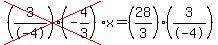 cross%28%283%2F-4%29%28-4%2F3%29%29x=%2828%2F3%29%283%2F-4%29