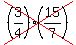 cross%28%283%2F4%29%2815%2F7%29%29