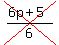 cross%28%286p%2B5%29%2F6%29