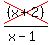 cross%28%28x%2B2%29%29%2F%28x-1%29