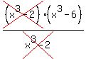 cross%28%28x%5E3-2%29%29%28x%5E3-6%29%2F%28cross%28x%5E3-2%29%29
