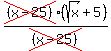 cross%28%28x-25%29%29%28sqrt%28x%29%2B5%29%2Fcross%28%28x-25%29%29