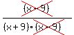 cross%28%28x-9%29%29%2F%28%28x%2B9%29cross%28%28x-9%29%29%29