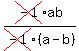 cross%28-1%29ab%2Fcross%28-1%29%28a-b%29