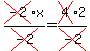 cross%28-2%29x%2Fcross%28-2%29=cross%284%292%2Fcross%28-2%29
