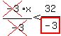 cross%28-3%29x%2Fcross%28-3%29+%3C+32%2Fhighlight%28-3%29