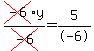 cross%28-6%29y%2Fcross%28-6%29=5%2F-6