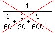 cross%281%2F%281%2F60%2B1%2F20%2B5%2F600%29%29