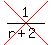 cross%281%2F%28r%2B2%29%29