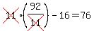 cross%2811%29%2892%2Fcross%2811%29%29-16=76