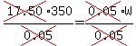 cross%2817.50%29350%2Fcross%280.05%29=cross%280.05%29W%2Fcross%280.05%29