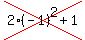 cross%282%28-1%29%5E2%2B1%29