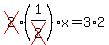 cross%282%29%281%2Fcross%282%29%29x=3%2A2