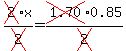 cross%282%29x%2Fcross%282%29=cross%281.70%290.85%2Fcross%282%29