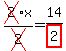 cross%282%29x%2Fcross%282%29+=+14%2Fhighlight%282%29
