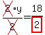 cross%282%29y%2Fcross%282%29+=+18%2Fhighlight%282%29