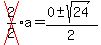 cross%282%2F2%29a=%280%2B-sqrt%2824%29%29%2F2