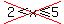 cross%282%3Cx%3C=5%29