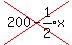 cross%28200-expr%281%2F2%29x%29