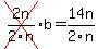 cross%282n%2F2n%29b=14n%2F2n