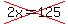 cross%282x=125%29